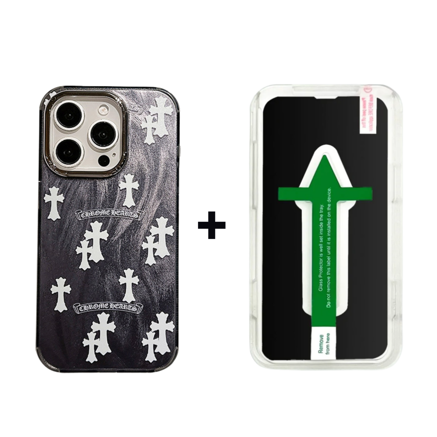 Laser Phone Case | Reflective Star White