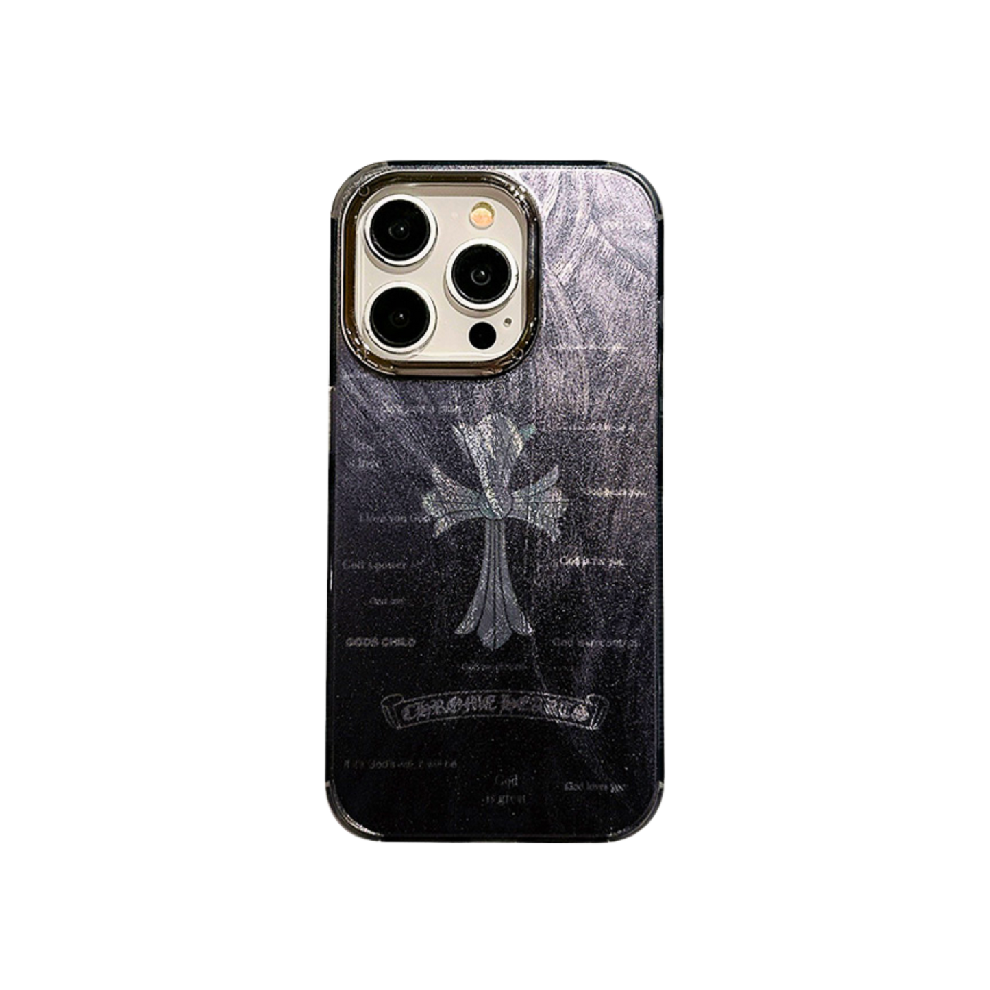 Laser Phone Case | Reflective Star Black