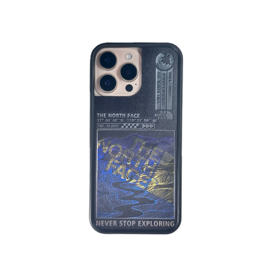 Fusion Phone Case | Line Art Blue