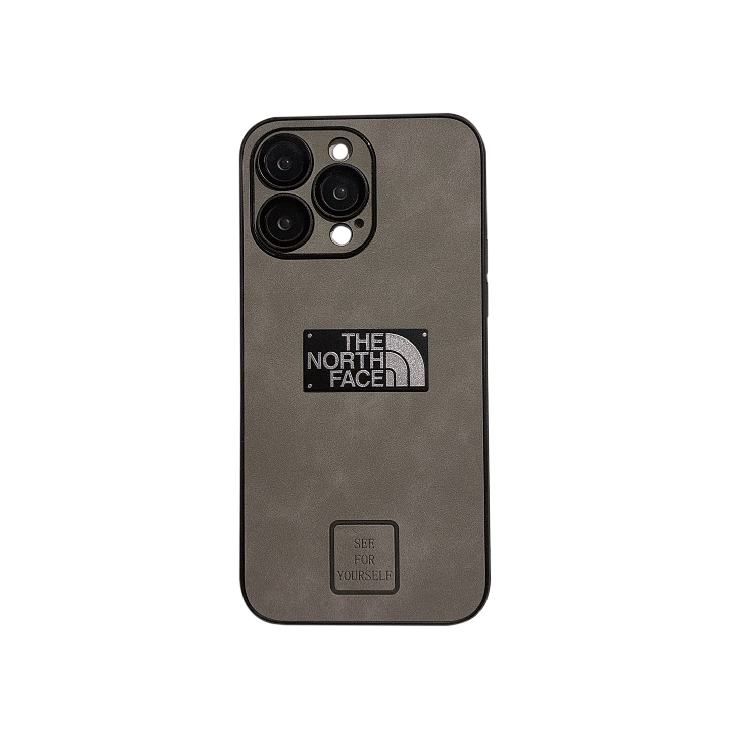 Leather Phone Case | See Yourself Grey