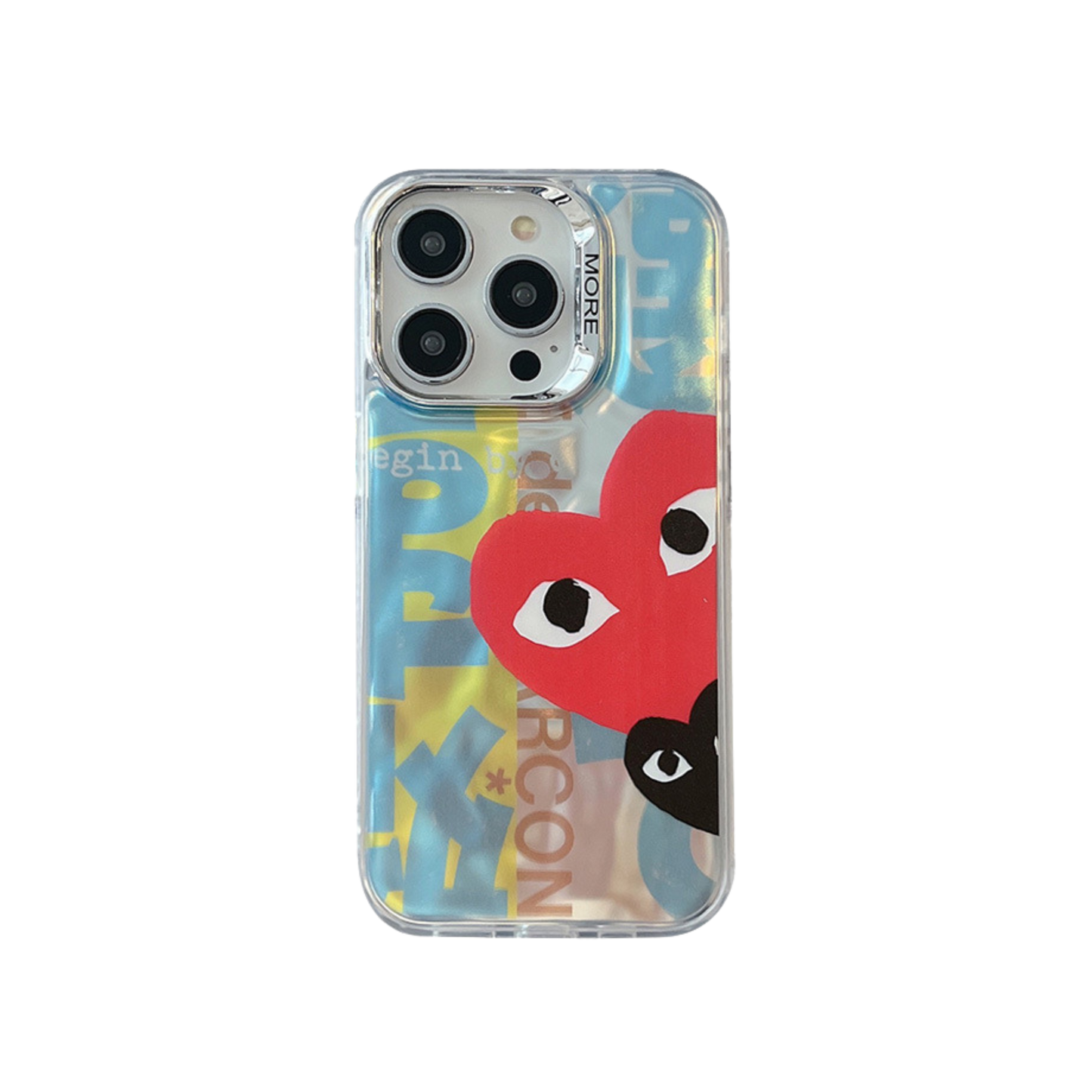 Laser Phone Case | Heart Red