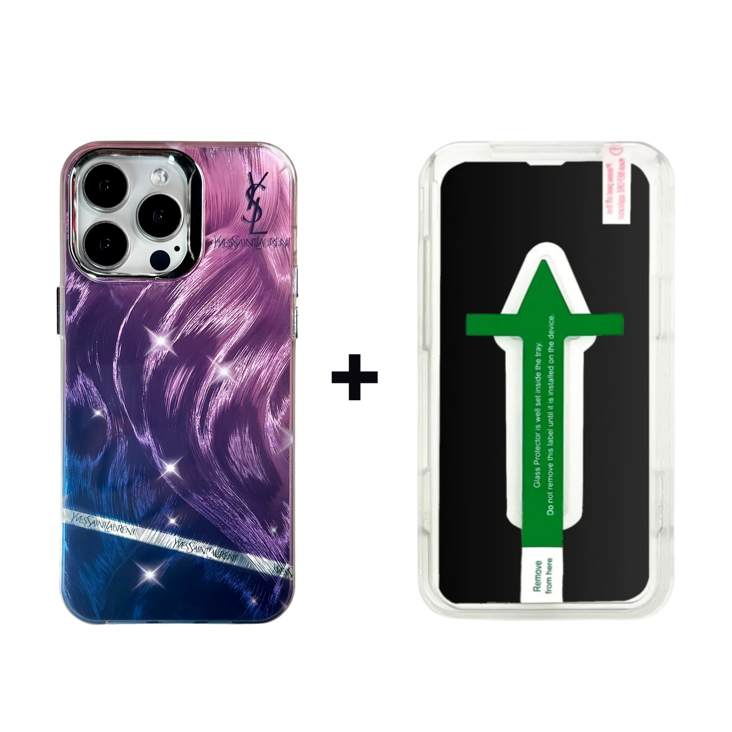 Laser Phone Case | Purple Aura