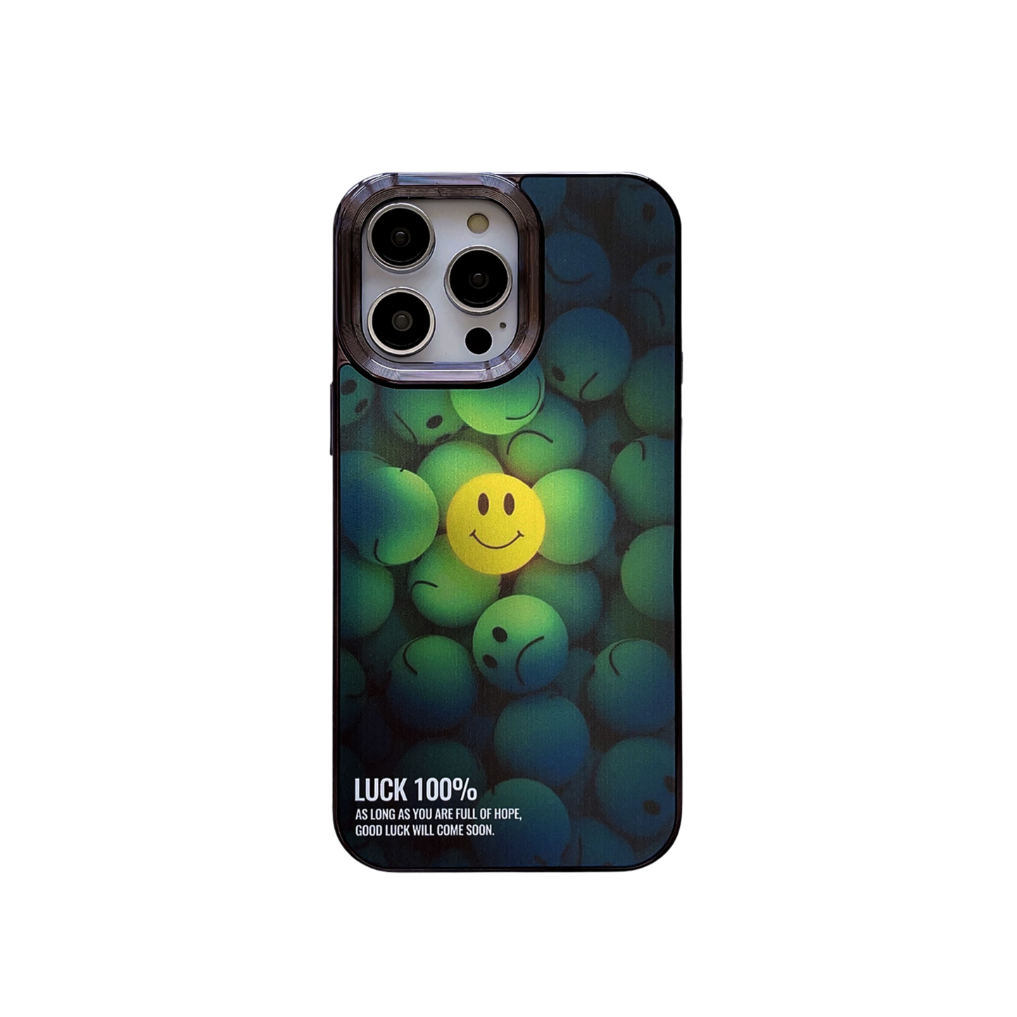 Fusion Phone Case | Smiley Face Black
