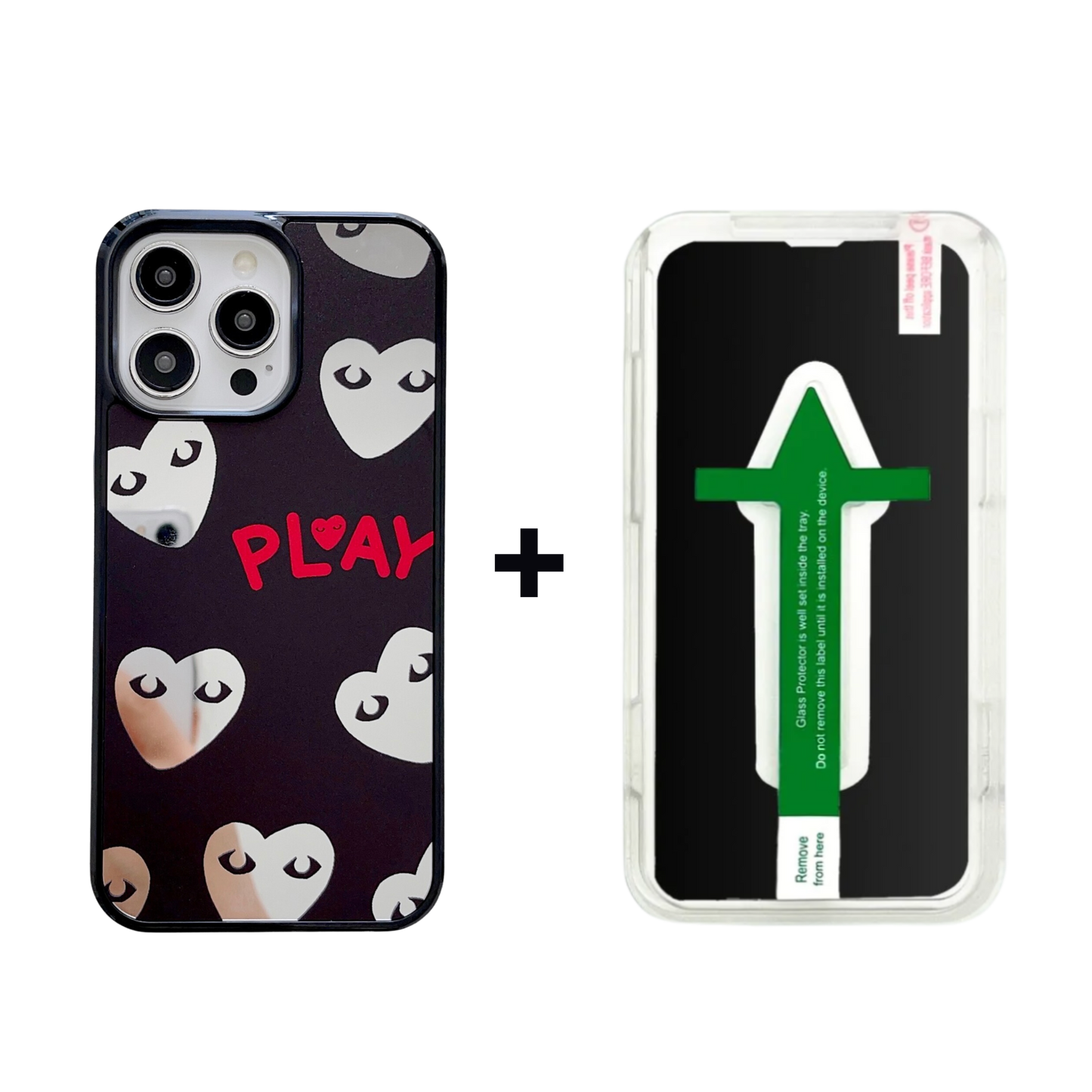 Laser Phone Case | Magsafe Hearts Reflective