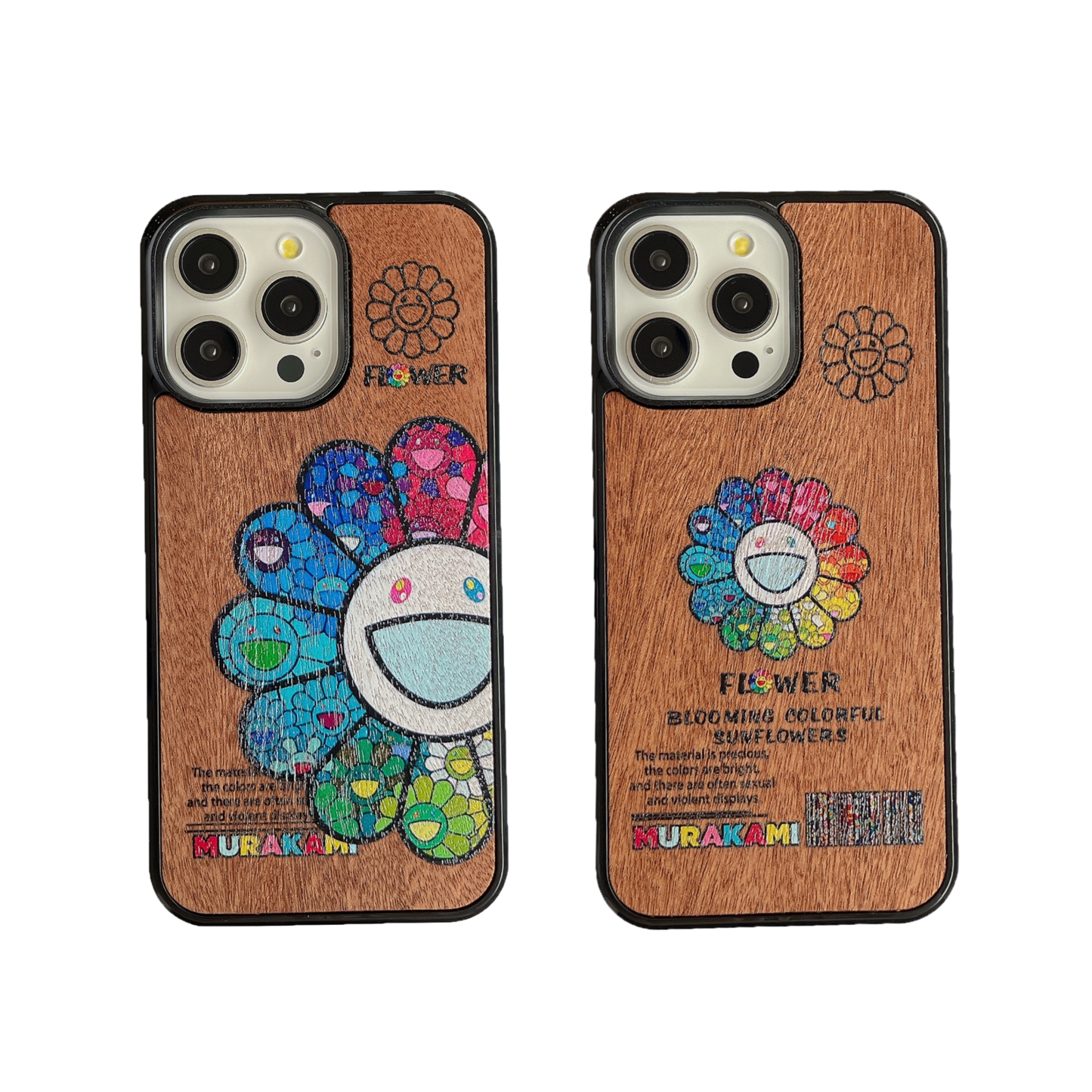 Fusion Phone Case Bundle |  Wooden Sunflower Small & Large