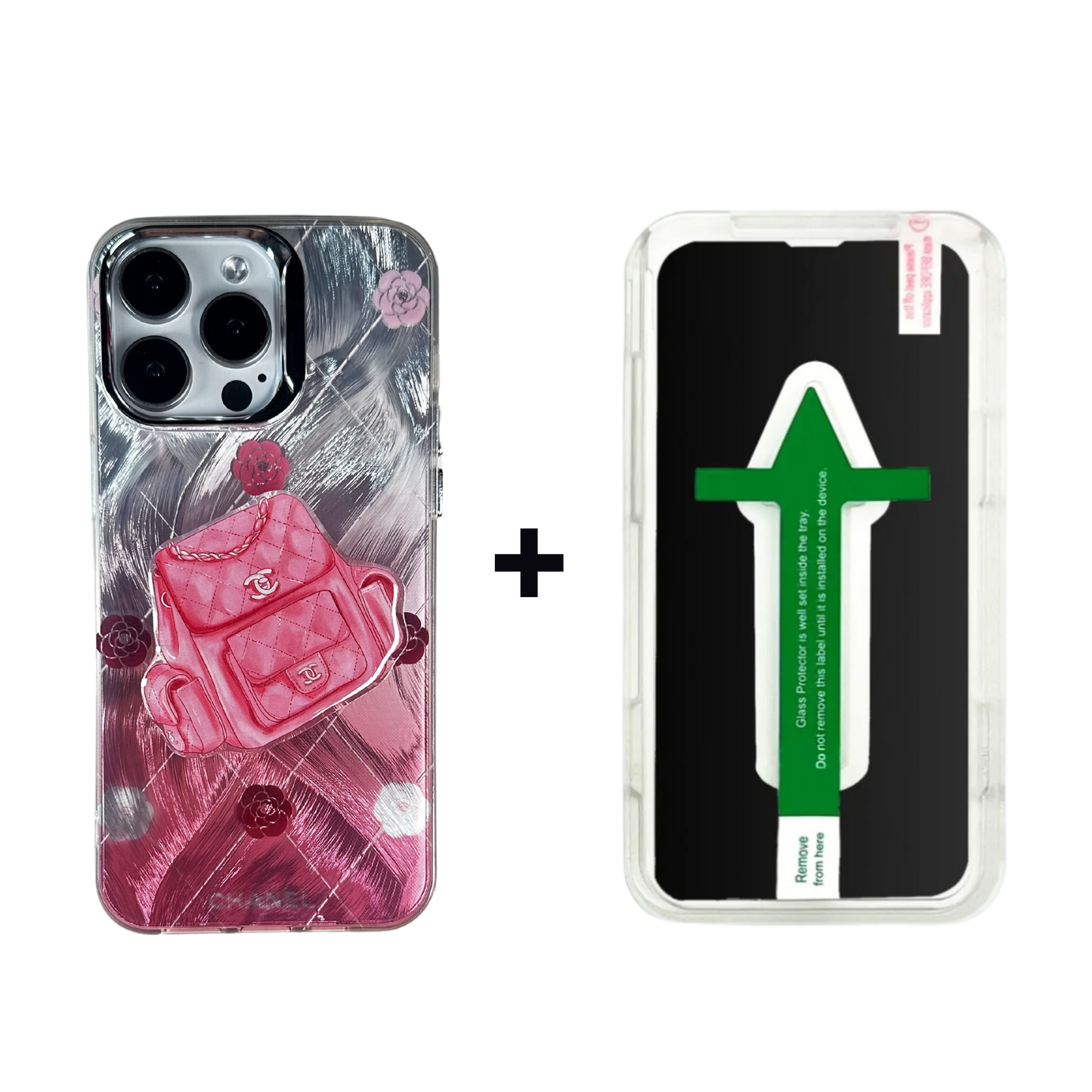 Laser Phone Case | Pink Backpack