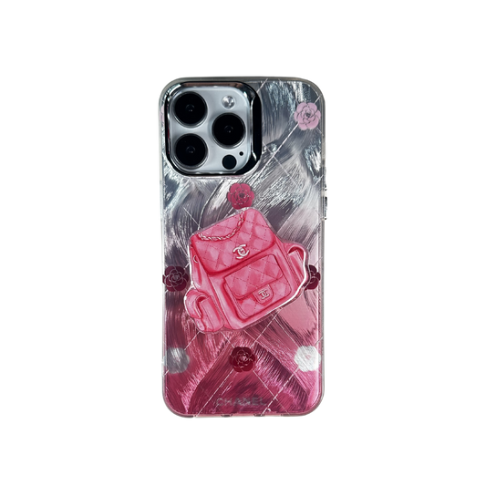 Laser Phone Case | Pink Backpack