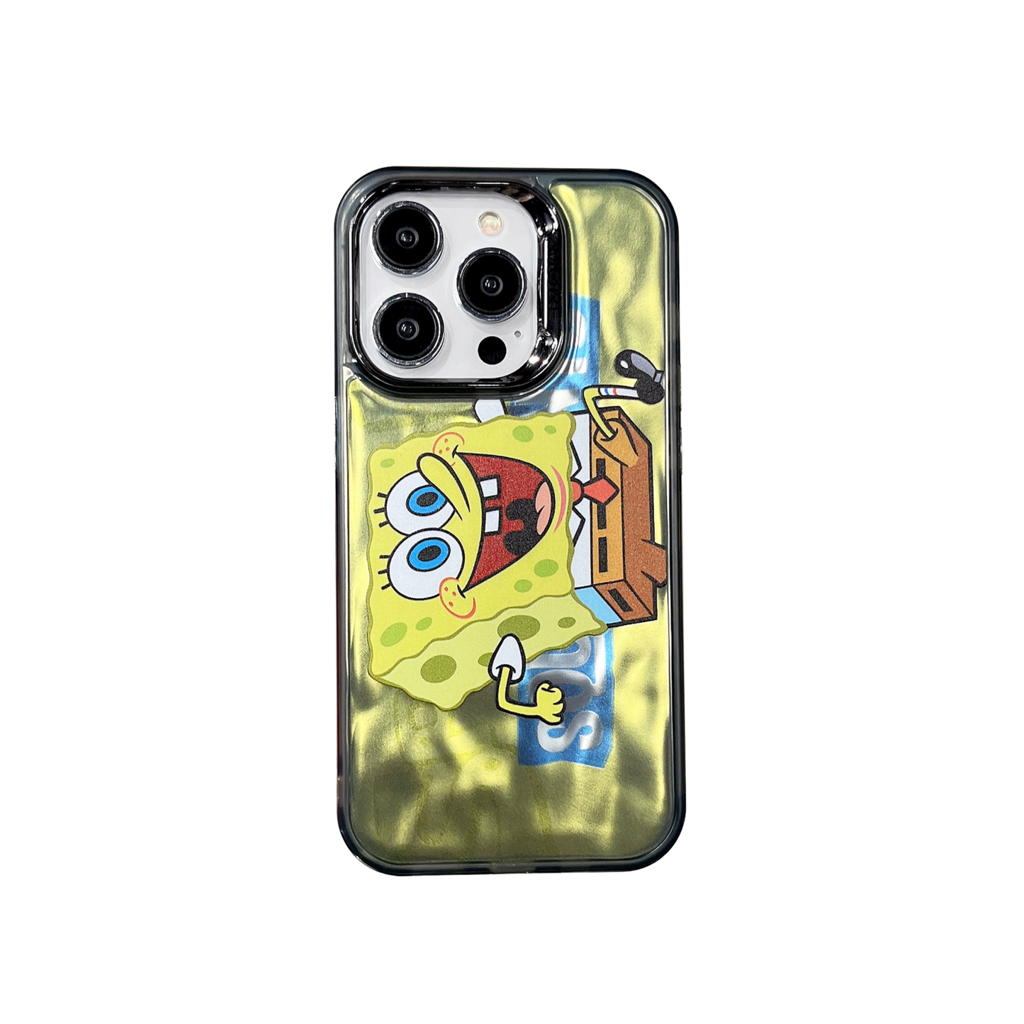 Laser Phone Case | Cartoon Yellow