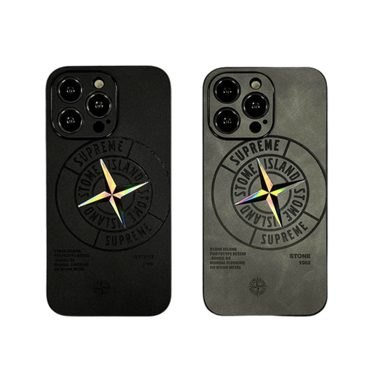 Leather Phone Case Bundle |Compass Gray & Compass Black