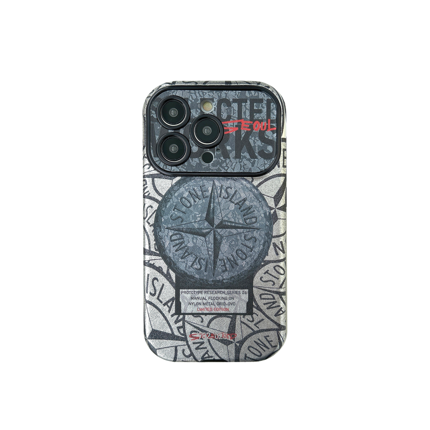 Leather Phone Case | Gray Compass